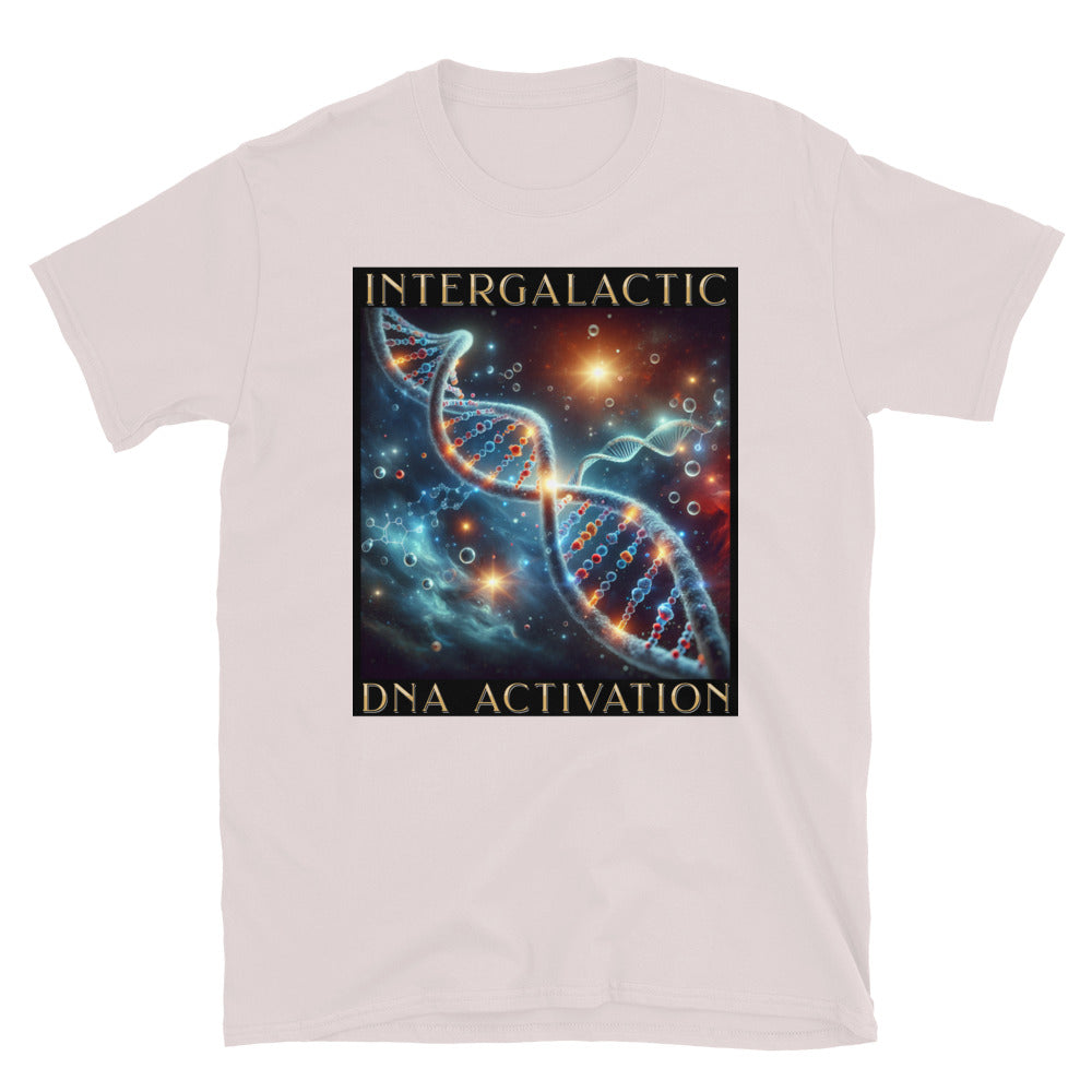 Intergalactic DNA Activation TShirt - Ice Grey Color - https://ascensionemporium.net